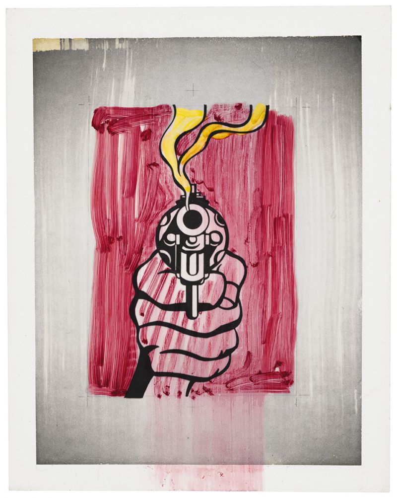 Artwork: Cover Image (The Gun in America) for Time Magazine (Study), c. 1968 (RLCR 4775)
