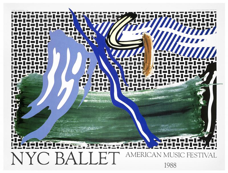 New York City Ballet American Music Festival Poster, 1988 (RLCR