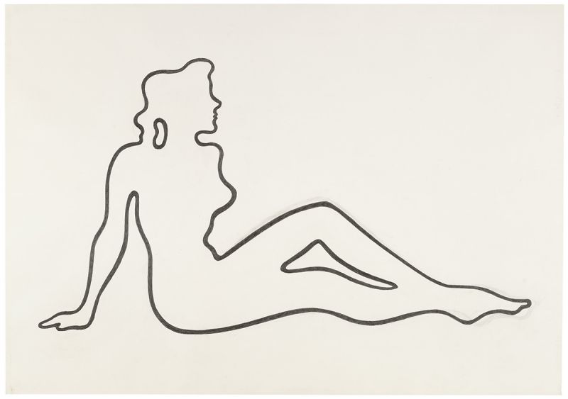 Artwork: Reclining Woman, 1988 (RLCR 3739)
