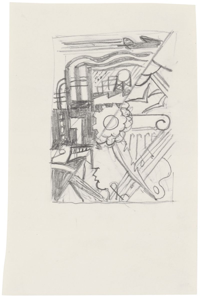 Artwork: Industry and the Arts (Study), c. 1969 (RLCR 1682)