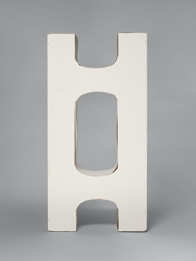Artwork: Cinder Block (Model), c. 1995 (RLCR 4363)