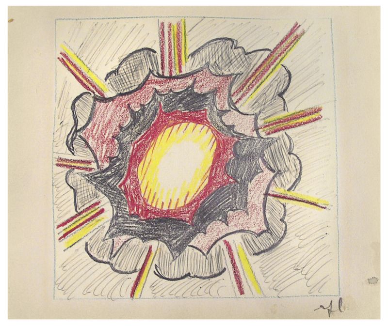 Artwork: Explosion (Study), c. 1965 (RLCR 1070)