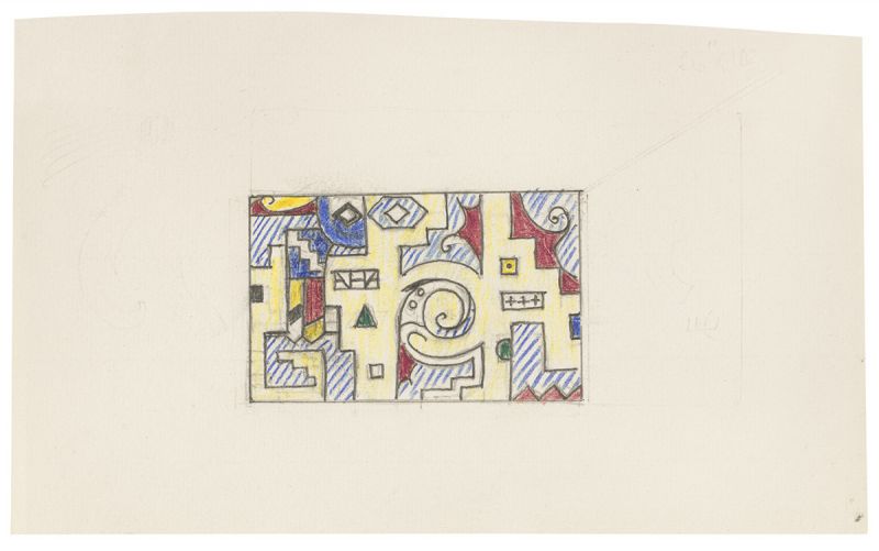 Artwork: Amerind Composition II (Study), 1979 (RLCR 2801)