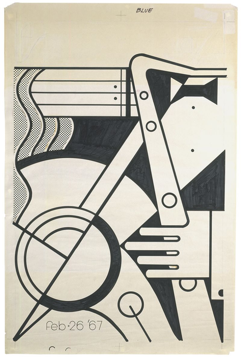 Artwork: Aspen Winter Jazz (Color Separation), c. 1967 (RLCR 1296)