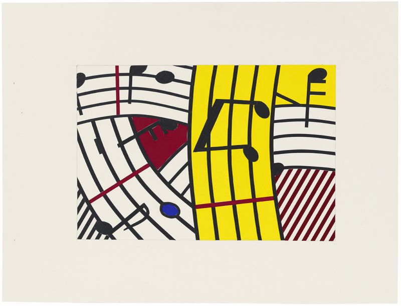 Artwork: Composition IV (Study), 1995 (RLCR 4370)