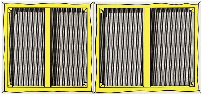 Artwork: Stretcher Frames – Two Panels, 1968 (RLCR 1612)
