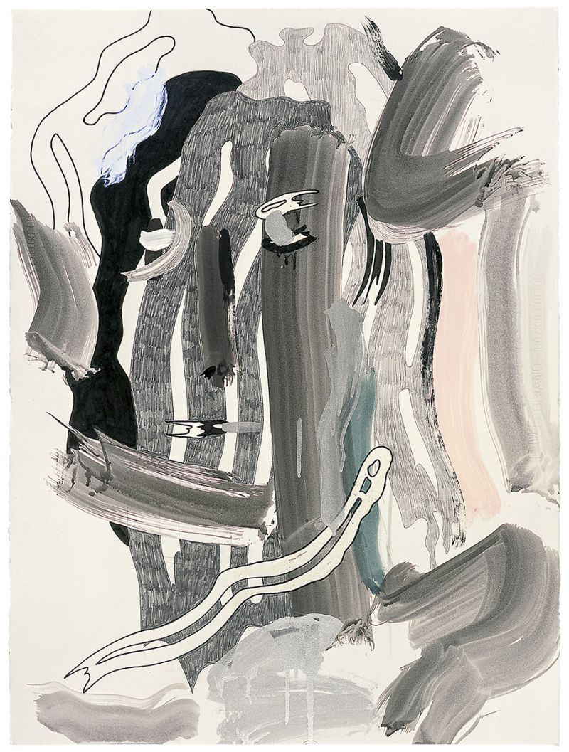 Artwork: Brushstroke Face, 1987 (RLCR 3613)