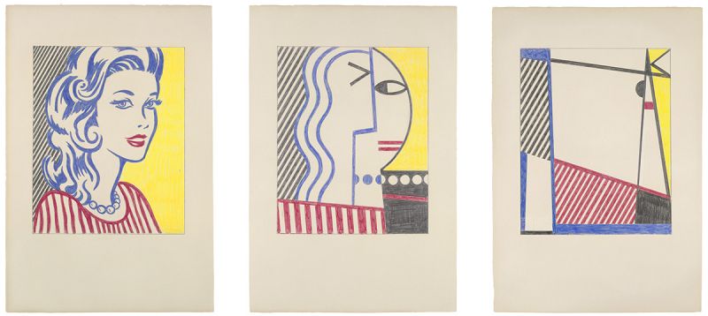 Artwork: Portrait Triptych (Studies), 1974 (RLCR 2299)