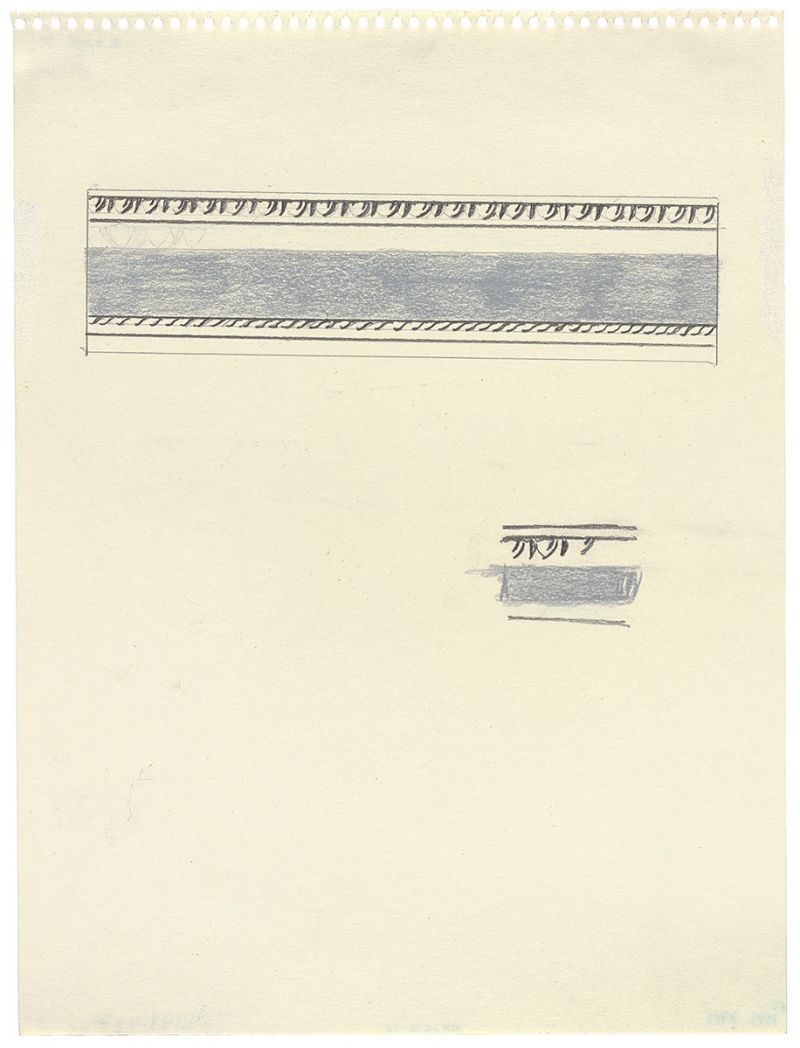 Artwork: Entablature (Study), 1976 (RLCR 2446)