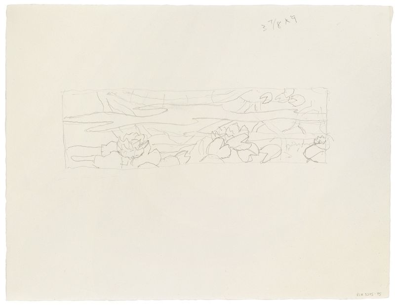 Artwork: Water Lilies Tapestry (Study), 1995 (RLCR 4448)