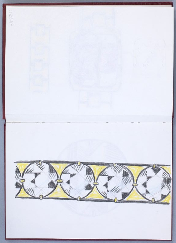 Artwork: Gemstone Watch Design (Study), c. 1994 (RLCR 4183.3)
