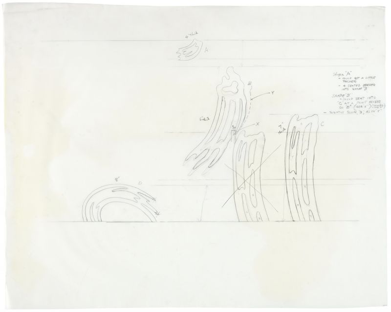 Artwork: Tokyo Brushstroke II (Study), c. 1993 (RLCR 4246)
