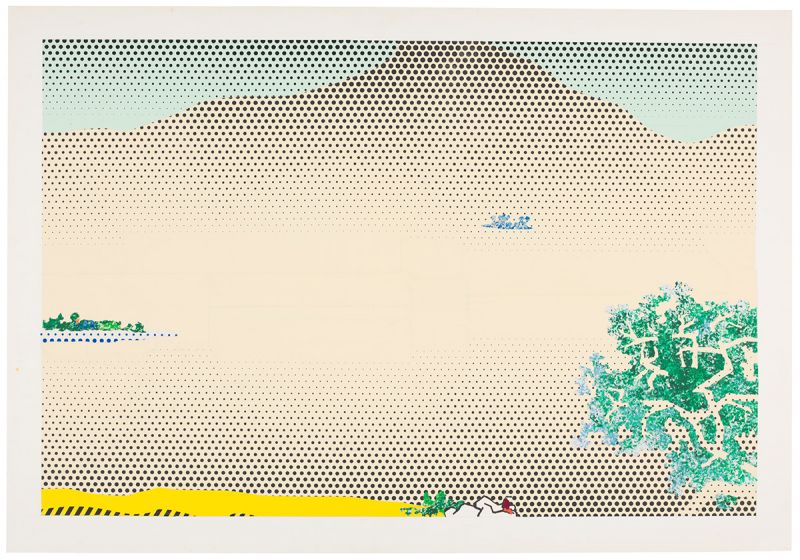 Artwork: Landscape with Seated Figure (Study), 1996 (RLCR 4554)