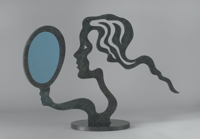 Artwork: Woman with Mirror, 1996 (fabricated 1996) (RLCR 4628)  RLCR 4628.0/6