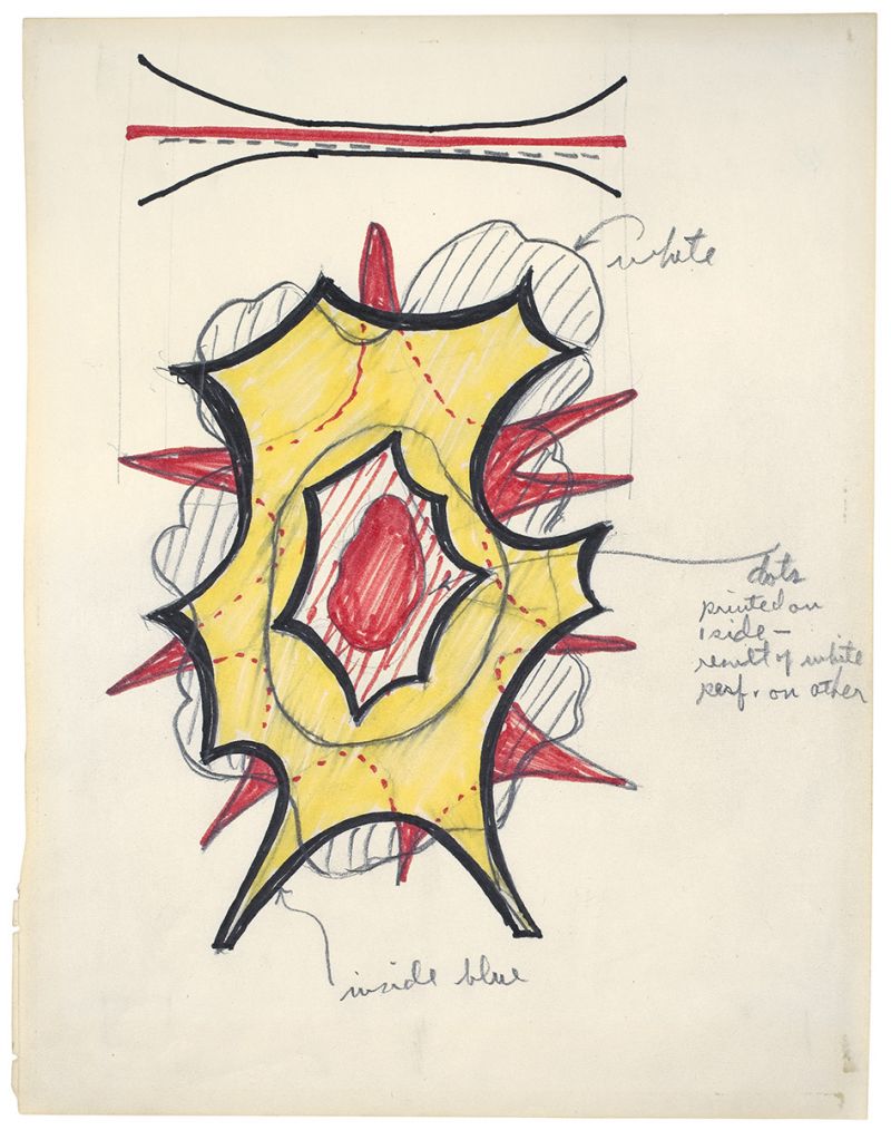 Artwork: Desk Explosion (Study), c. 1964 (RLCR 1055)