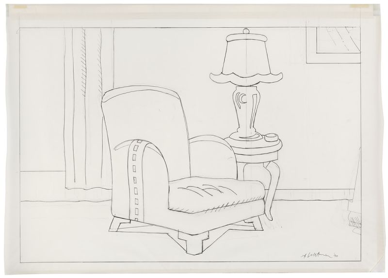 Artwork: La Sortie (Study), 1990 (RLCR 3893)