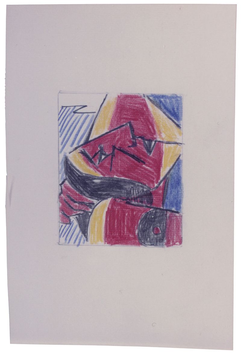Artwork: Despair (Study), 1977 (RLCR 2548)  Detail of archival image