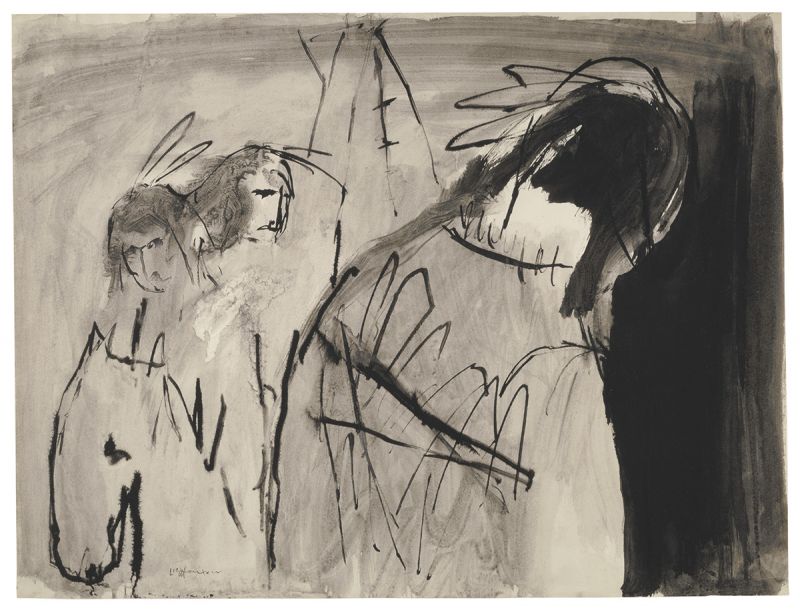 Artwork: Indians, c. 1950 (RLCR 194) Photo: Courtesy Whitney Museum of American Art