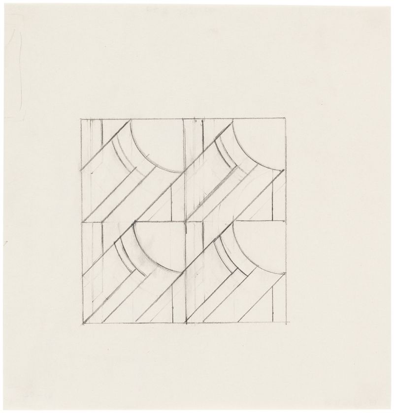 Artwork: Modular Painting with Four Panels #7 (Study), 1970 (RLCR 1900)
