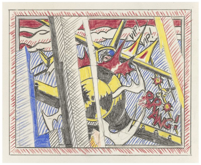 Artwork: Reflections: Vip! Vip! (Study), 1989 (RLCR 3835)  Image of full sheet not available