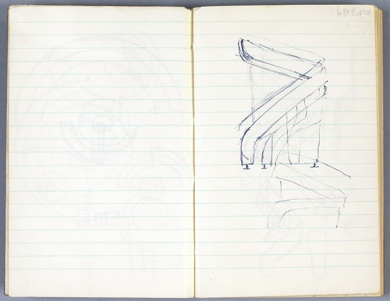 Artwork: Modern Sculpture with Three Discs (Studies), c. 1967 (RLCR 1014.21V)