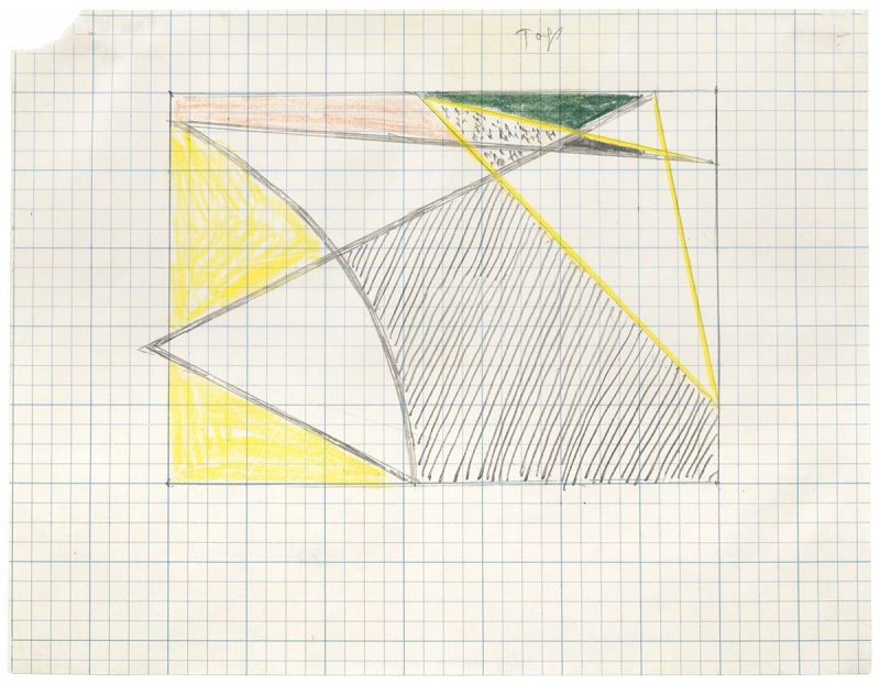 Artwork: Imperfect 67 5/8" x 91 1/2" (Study), 1987 (RLCR 3640)