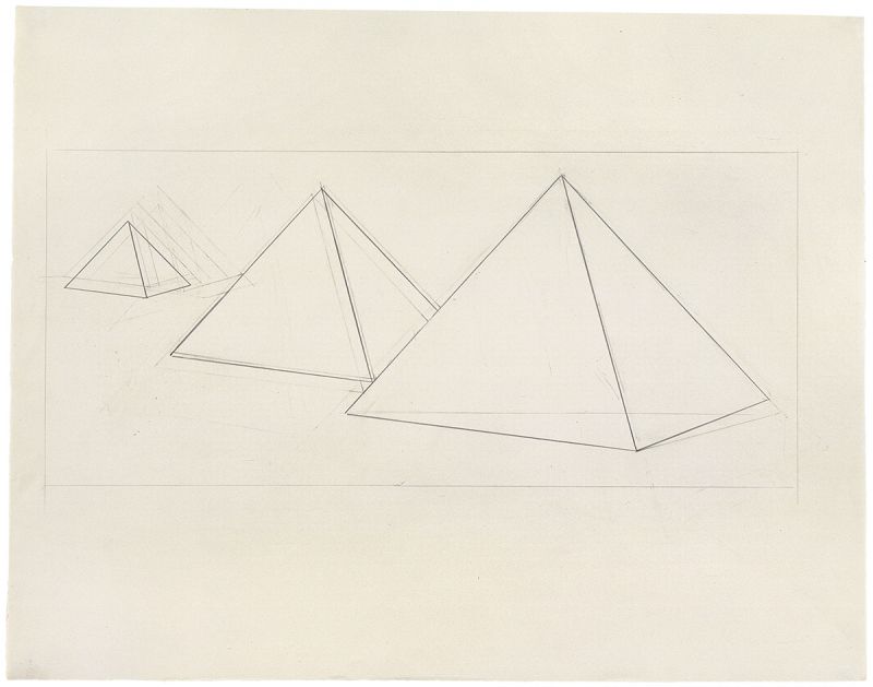 Artwork: Pyramids (Study), 1968 (RLCR 1584)