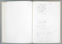 Artwork: Illustration for "Bayonne en Entrant dans NYC" and Illustration for "Hüm Bom!" (Studies), 1991 (RLCR 3476.19)
