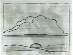 Artwork: Landscape with Sun (Study), c. 1964 (RLCR 921)