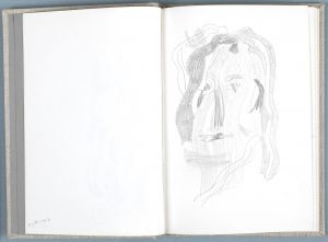 Artwork: Brushstroke Face (Study), c. 1987 (RLCR 3476.3)