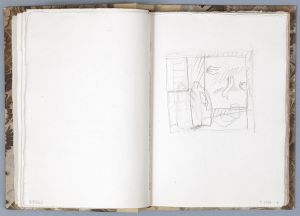 Artwork: Paintings: Still Life and Stretcher Frame (Study), c. 1982 (RLCR 3001.8R)