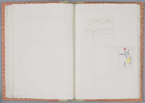 Artwork: Interior with Mobile (Studies), c. 1991 (RLCR 3002.13)