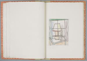 Artwork: Interior with Lamp and Window (Study), c. 1993 (RLCR 3002.17)