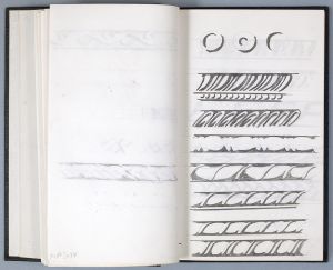 Artwork: Entablature (Studies), c. 1971 (RLCR 1998.8)