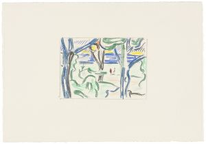 Artwork: Landscape with Figures (Study), 1984 (RLCR 3301)