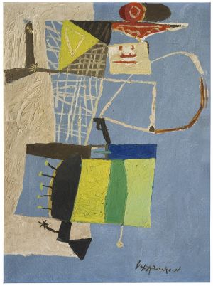 Artwork: The Cowboy (Blue), c. 1951 (RLCR 308)