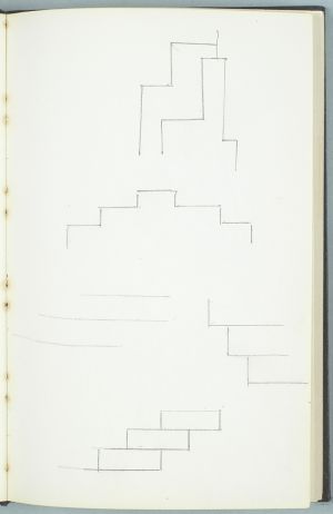 Artwork: Modern Painting with Steps (Studies), c. 1967 (RLCR 1512.16)