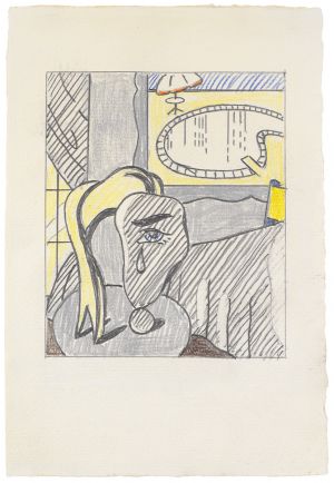 Artwork: Interior with Swimming Pool Painting (Study), 1992 (RLCR 4135)