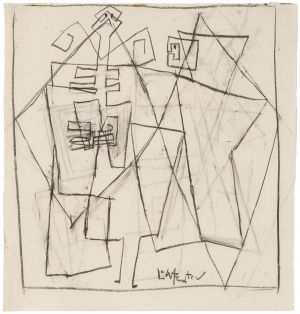 Artwork: Two Indians (Study), c. 1952–53 (RLCR 402)