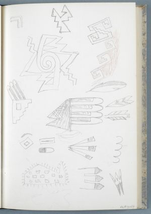 Artwork: Amerind (Studies), c. 1979 (RLCR 2688.7R)