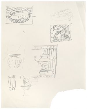 Artwork: Bananas and Grapefruit II (Studies), c. 1972 (RLCR 2002)