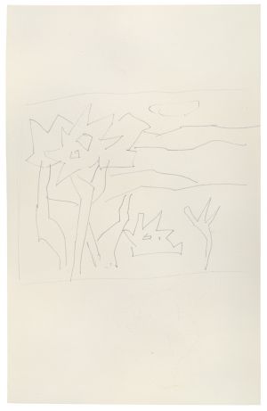 Artwork: Landscape with Figures and Rainbow (Study), 1980 (RLCR 2933)