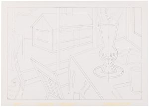 Artwork: Interior with House out the Window (Study), 1997 (RLCR 4705)