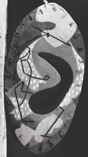 Artwork: Figure with Stick, c. 1946–47 (RLCR 46)