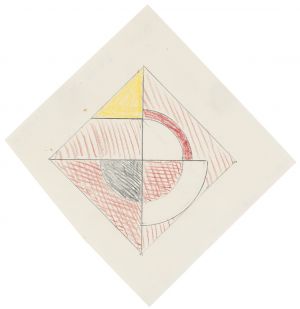 Artwork: Red and Yellow Modern Painting (Study), c. 1967 (RLCR 1477)
