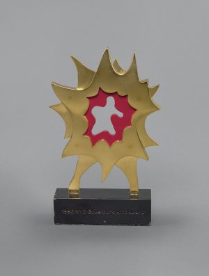 Artwork: New York State Governor's Arts Award 1996, 1996 (published 1996) (RLCR 4567) Photo: Archives of American Art, Smithsonian Institution RLCR 4567 (ed. unknown): Back