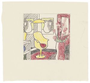 Artwork: Interior with Yellow Chair (Study), 1993 (RLCR 4209)