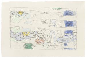 Artwork: Water Lily Pond with Reflections (Study), 1992 (RLCR 4177)