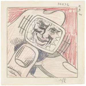 Artwork: Eccentric Scientist (Study), 1964 (RLCR 853)