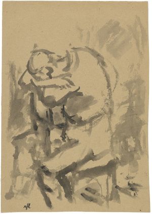 Artwork: Man Seated on Chair, c. 1942–43 (RLCR 12)